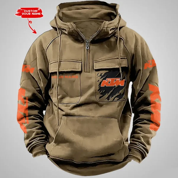 KTM Vintage Men Hoodie VDVMHD052 - Image 4