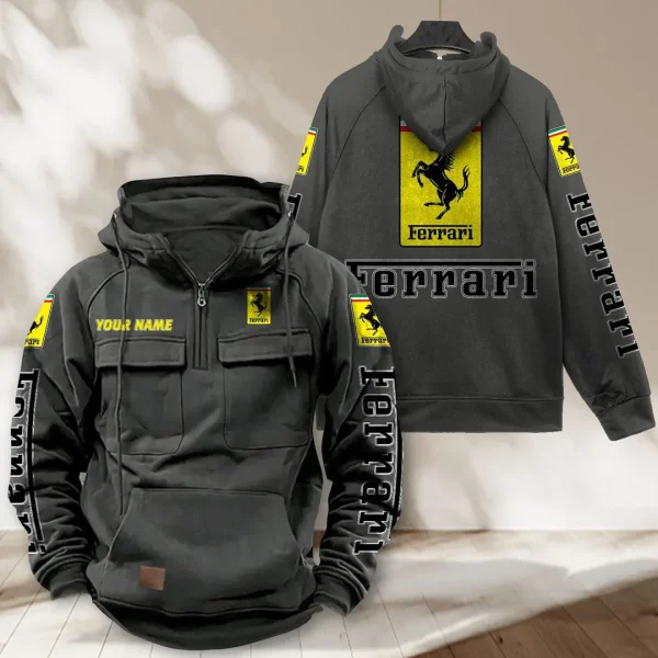 Ferrari Tactical Vintage-Hoodie VITPJ187 - Image 2