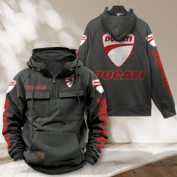 Ducati Tactical Vintage-Hoodie VITPJ186 - Image 2