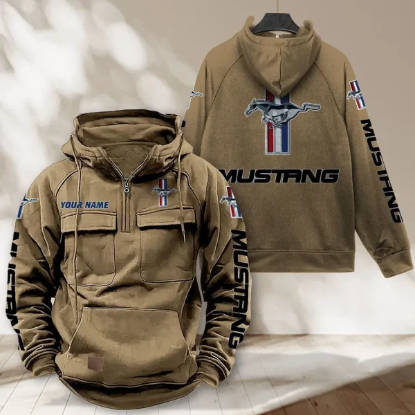 Ford Mustang Tactical Vintage-Hoodie VITPJ190 - Image 2