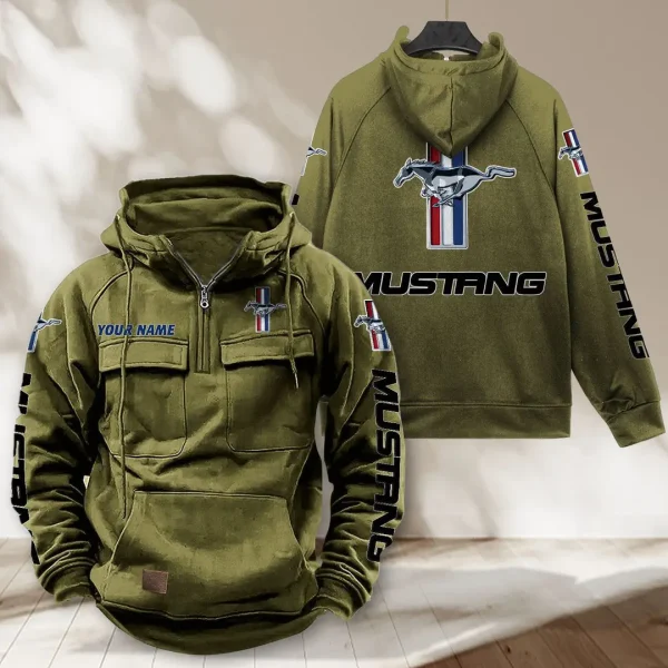 Ford Mustang Tactical Vintage-Hoodie VITPJ190 - Image 3