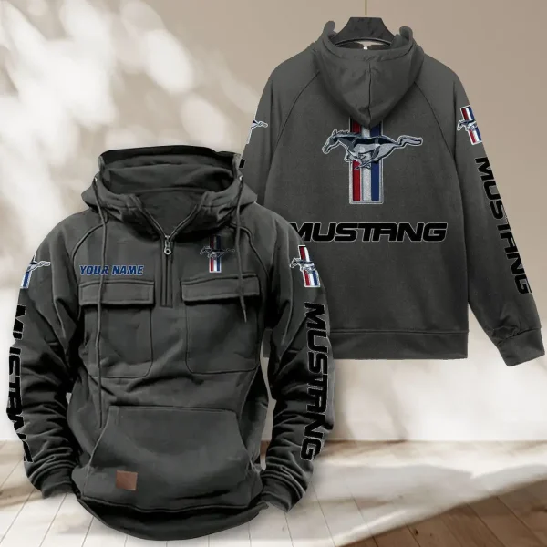 Ford Mustang Tactical Vintage-Hoodie VITPJ190 - Image 4