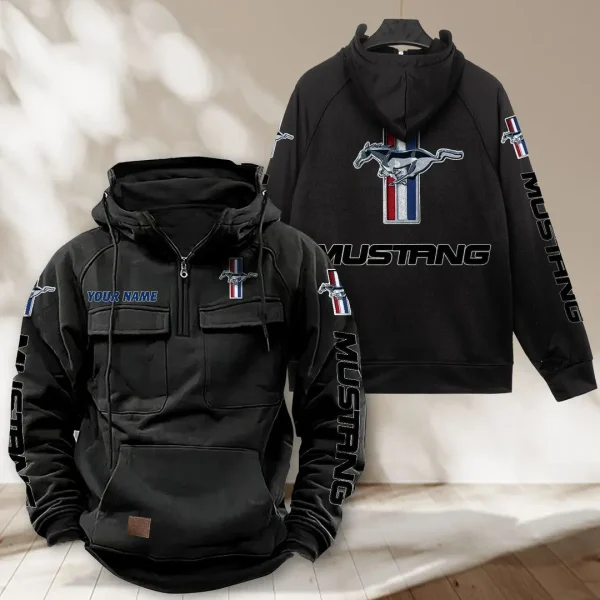 Ford Mustang Tactical Vintage-Hoodie VITPJ190 - Image 5