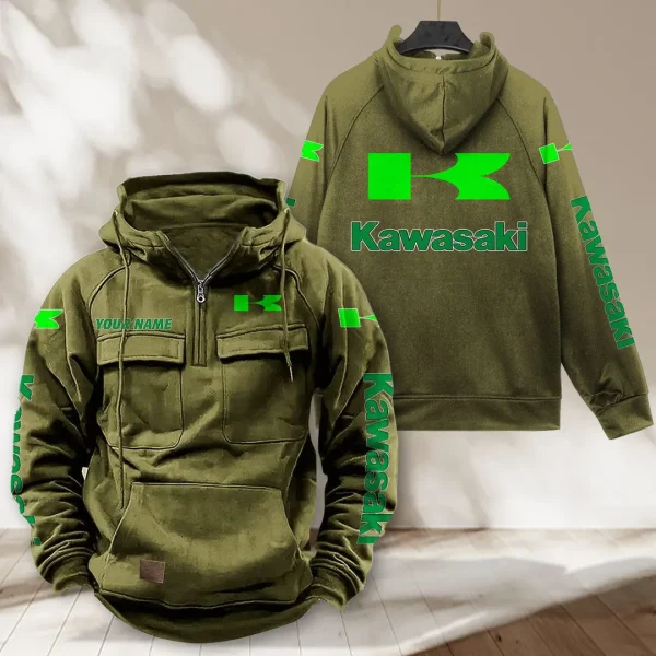 Kawasaki Tactical Vintage-Hoodie VITPJ202