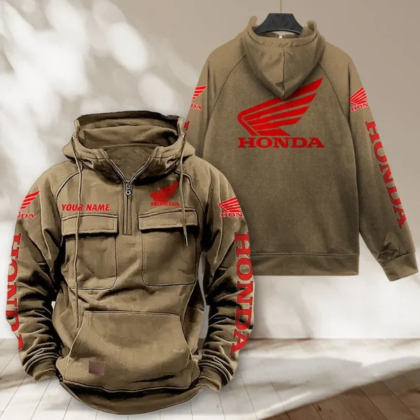 Honda Motorcycle Tactical Vintage-Hoodie VITPJ197 - Image 2