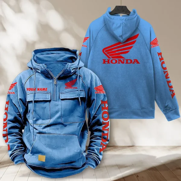 Honda Motorcycle Tactical Vintage-Hoodie VITPJ197 - Image 3