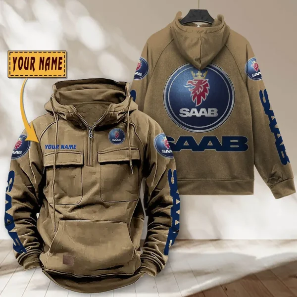 Saab Tactical Vintage-Hoodie VITPJ227 - Image 2