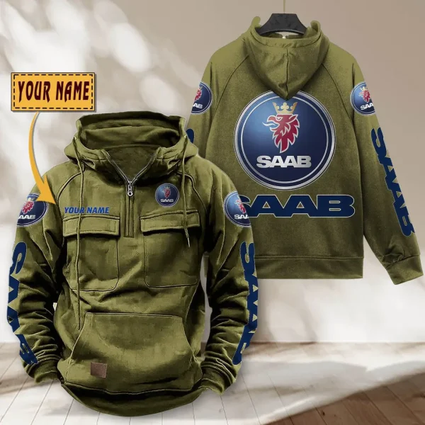 Saab Tactical Vintage-Hoodie VITPJ227 - Image 3