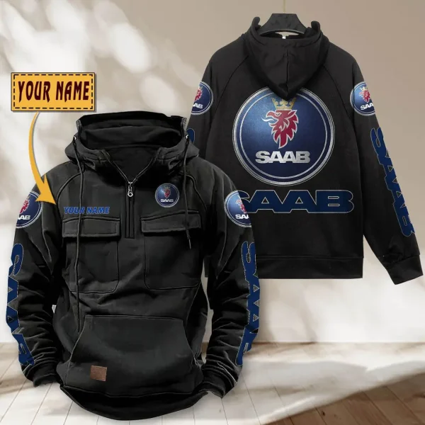 Saab Tactical Vintage-Hoodie VITPJ227 - Image 4