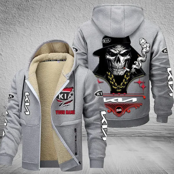 Kia NNPZC303 Men’s Thickened Zipper Hoodies - Image 5