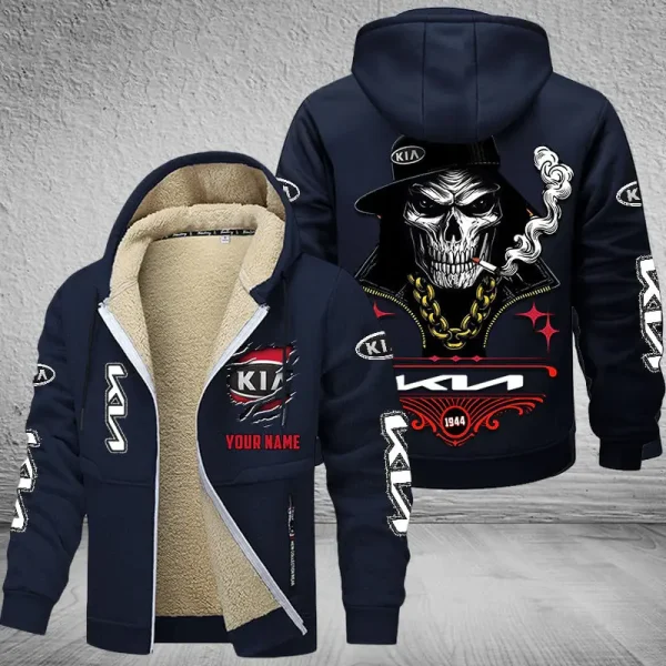 Kia NNPZC303 Men’s Thickened Zipper Hoodies - Image 9