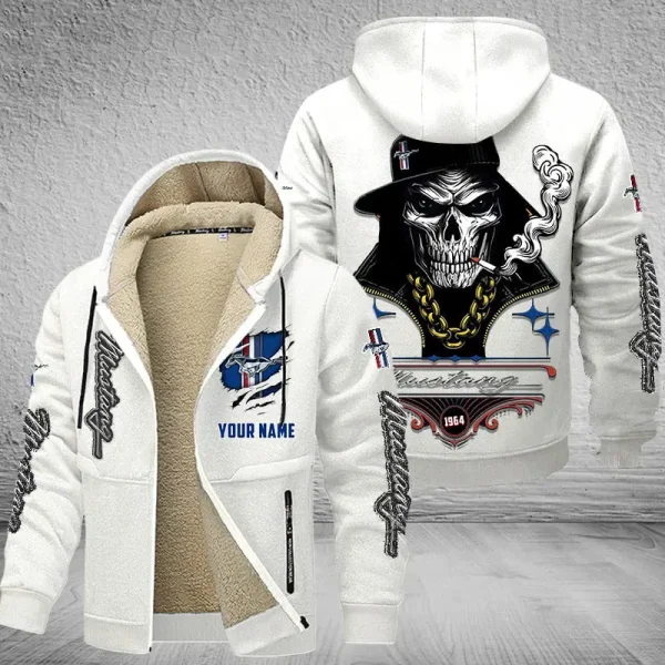 Ford Mustang NNPZC287 Men’s Thickened Zipper Hoodies - Image 10
