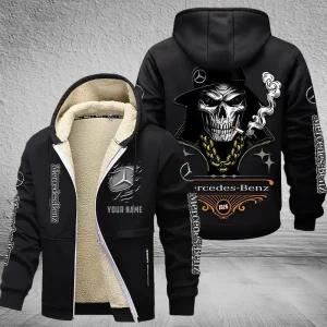 Mercedes-Benz NNPZC316 Men’s Thickened Zipper Hoodies