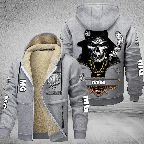 MG Car NNPZC317 Men’s Thickened Zipper Hoodies - Image 6