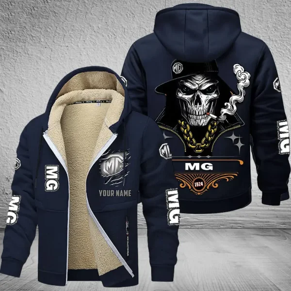 MG Car NNPZC317 Men’s Thickened Zipper Hoodies - Image 10