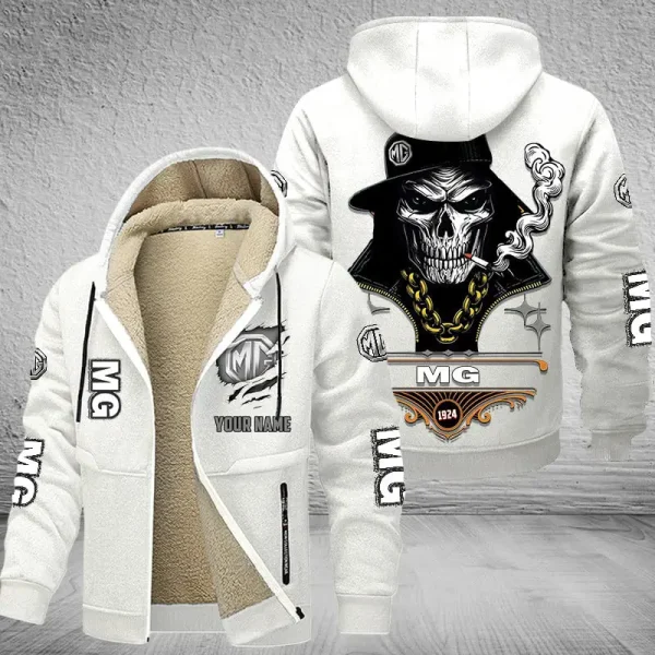 MG Car NNPZC317 Men’s Thickened Zipper Hoodies - Image 11