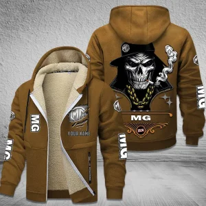 MG Car NNPZC317 Men’s Thickened Zipper Hoodies