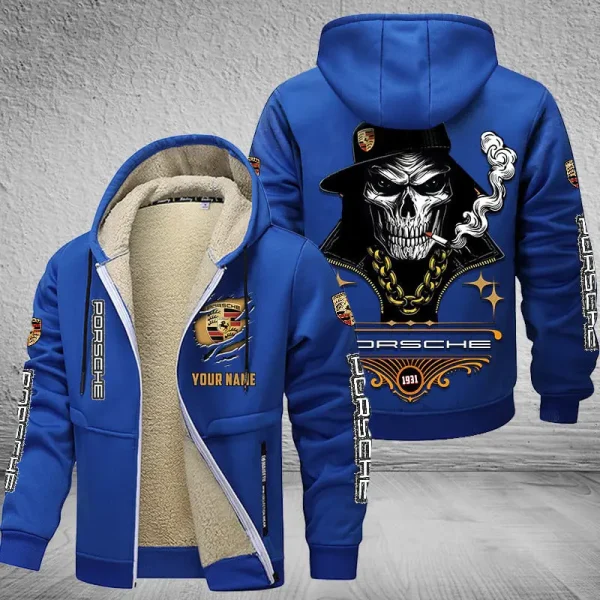 Porsche NNPZC329 Men’s Thickened Zipper Hoodies - Image 7