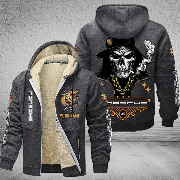 Porsche NNPZC329 Men’s Thickened Zipper Hoodies - Image 8
