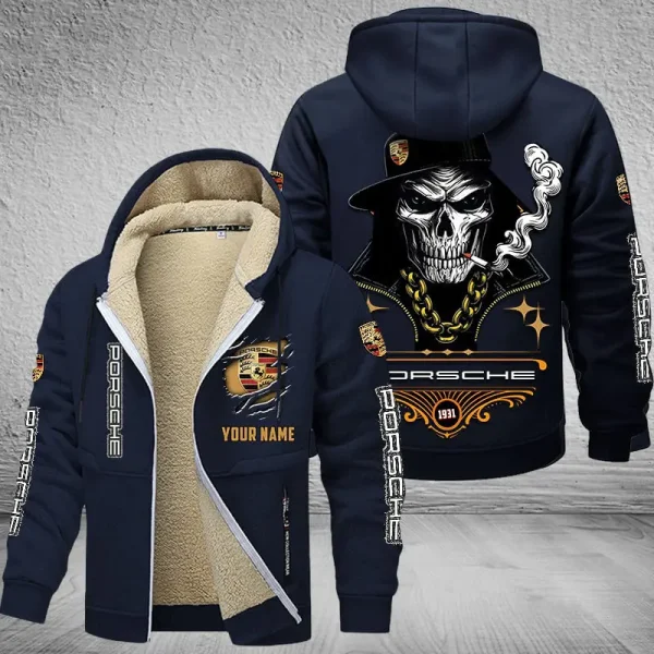 Porsche NNPZC329 Men’s Thickened Zipper Hoodies - Image 10