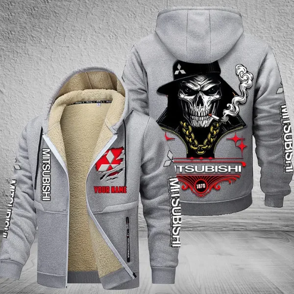 Mitsubishi NNPZC320 Men’s Thickened Zipper Hoodies - Image 5