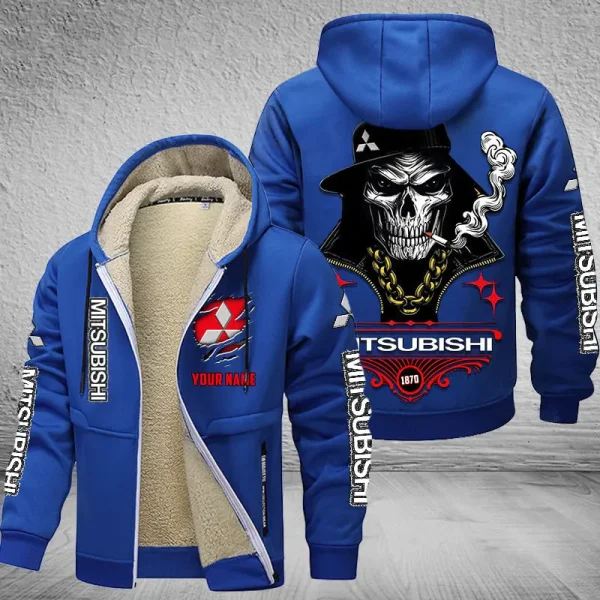 Mitsubishi NNPZC320 Men’s Thickened Zipper Hoodies - Image 6