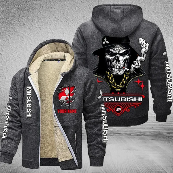 Mitsubishi NNPZC320 Men’s Thickened Zipper Hoodies - Image 7