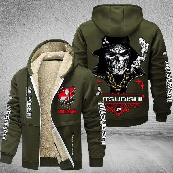Mitsubishi NNPZC320 Men’s Thickened Zipper Hoodies - Image 8