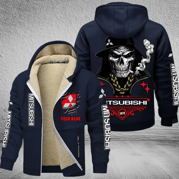 Mitsubishi NNPZC320 Men’s Thickened Zipper Hoodies - Image 9