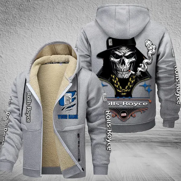 Rolls Royce NNPZC332 Men’s Thickened Zipper Hoodies - Image 2