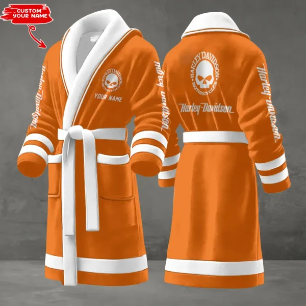 Harley Davidson Luxurious Comfort Meets Sporty Style Bathrobe-VDBATHROBE032