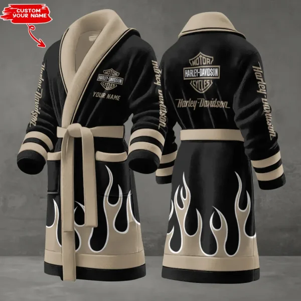 Harley Davidson Luxurious Comfort Meets Sporty Style Bathrobe-VDBATHROBE039