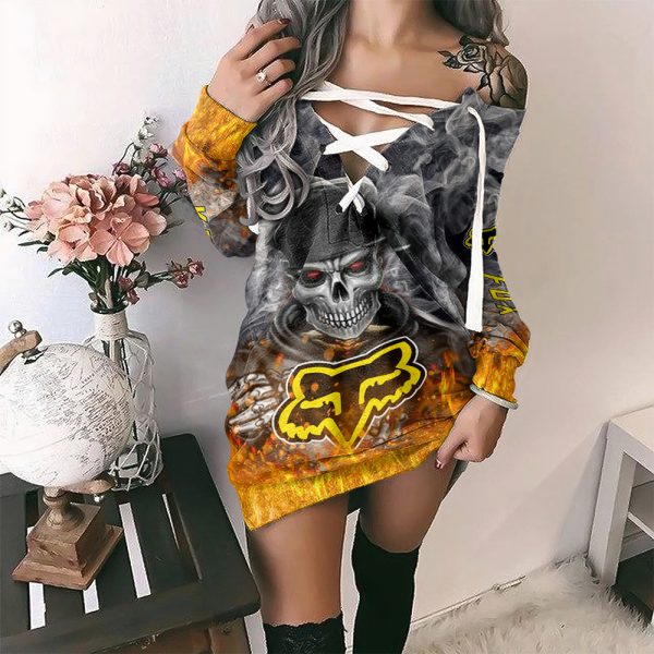 Fox Racing Lace-up Sweatshirt VDLU048