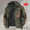 Harley Davidson Men’s Casual Padded Jacket Hooded VDPJH004-Green