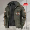 Harley Davidson Men’s Casual Padded Jacket Hooded VDPJH005-Green