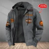 Harley Davidson Men’s Casual Padded Jacket Hooded VDPJH018-Grey