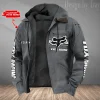 Fox Racing Men’s Casual Padded Jacket Hooded VDPJH020-Grey