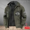Harley Davidson Men’s Casual Padded Jacket Hooded VDPJH021-Green