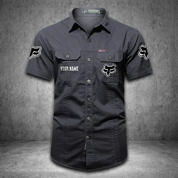 Fox Racing NNPLSC030 Men Button-Up Shirt - Image 4