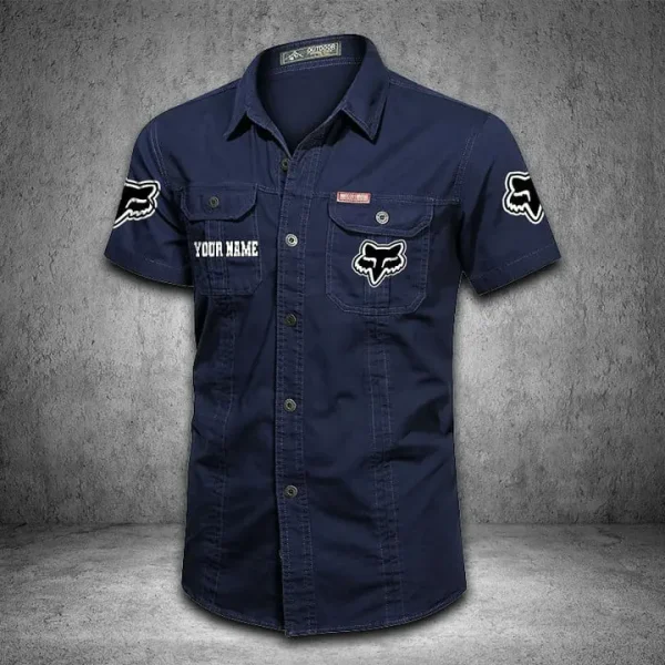 Fox Racing NNPLSC030 Men Button-Up Shirt - Image 9