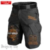 Harley Davidson Front Pockets Men Shorts (Belt Not Included) Trending 2025 VDFPSHORT028