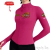 Harley Davidson Women's Tracksuit Jacket Slim Fit Long Sleeved Fitness Coat Yoga Tops MTTWAJ006