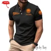 Harley Davidson Summer Style Men's T-Shirt Collared Henry Short Sleeve Casual Top for Men MTTMMHS004