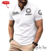 Harley Davidson Summer Style Men's T-Shirt Collared Henry Short Sleeve Casual Top for Men MTTMMHS005