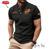 Harley Davidson Summer Style Men's T-Shirt Collared Henry Short Sleeve Casual Top for Men MTTMMHS007