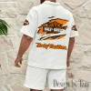 Harley Davidson Comfortable Summer Mens Casual Fashion Pure Color Plaid Shirt Shorts 2 Piece Set Short Sleeve MTTMSSTF010