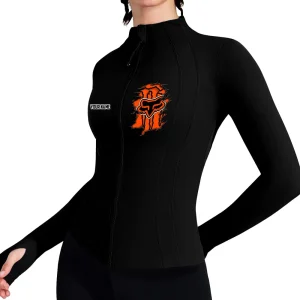 Fox Racing Women's Tracksuit Jacket Slim Fit Long Sleeved Fitness Coat Yoga Tops MTTWAJ007