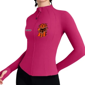Fox Racing Women's Tracksuit Jacket Slim Fit Long Sleeved Fitness Coat Yoga Tops MTTWAJ007