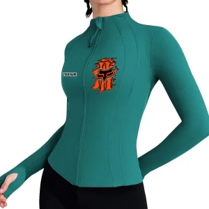 Fox Racing Women's Tracksuit Jacket Slim Fit Long Sleeved Fitness Coat Yoga Tops MTTWAJ007