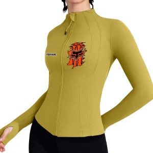 Fox Racing Women's Tracksuit Jacket Slim Fit Long Sleeved Fitness Coat Yoga Tops MTTWAJ007